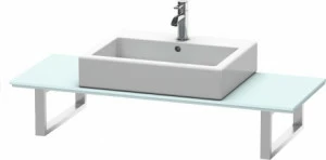 XL012C00909 X-Large Консоль для накладных раковин и встраиваемых умывальников Светло-голубой матовый декор