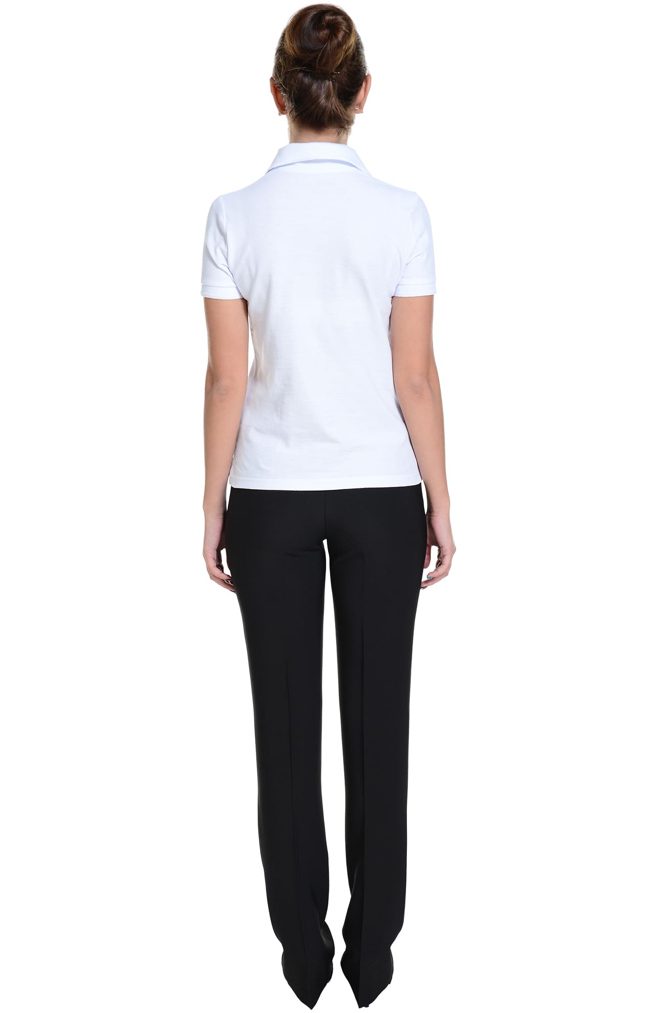 62157 Тенниска-поло женская белая LUXE  Одежда для салонов красоты  размер L  - Вид №7