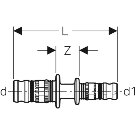 625.651.00.5 Переход Geberit Mepla Geberit  - Вид №2