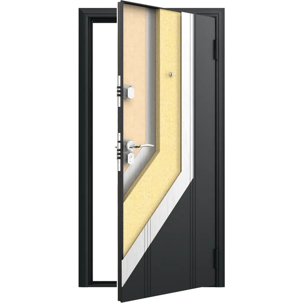 Дверь входная металлическая Оптим 98x205 см правая ясень ривьера DOORHAN STLM-2093113 - Вид №6