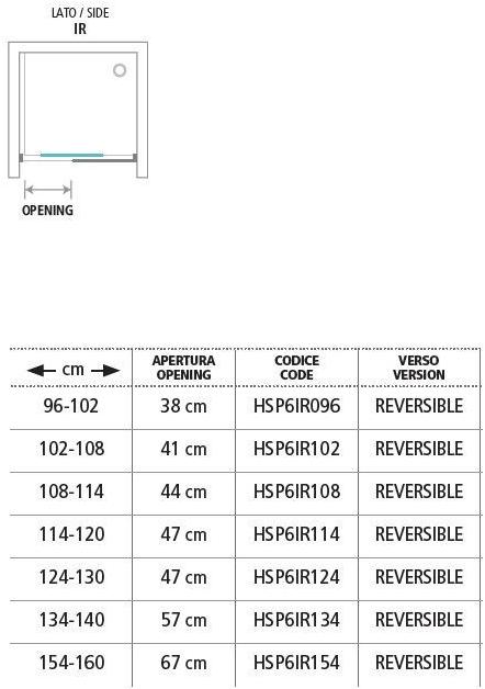 Gruppo Geromin Хрустальная душевая ниша с раздвижной дверцей Flow sun-id-1370750 - Вид №1