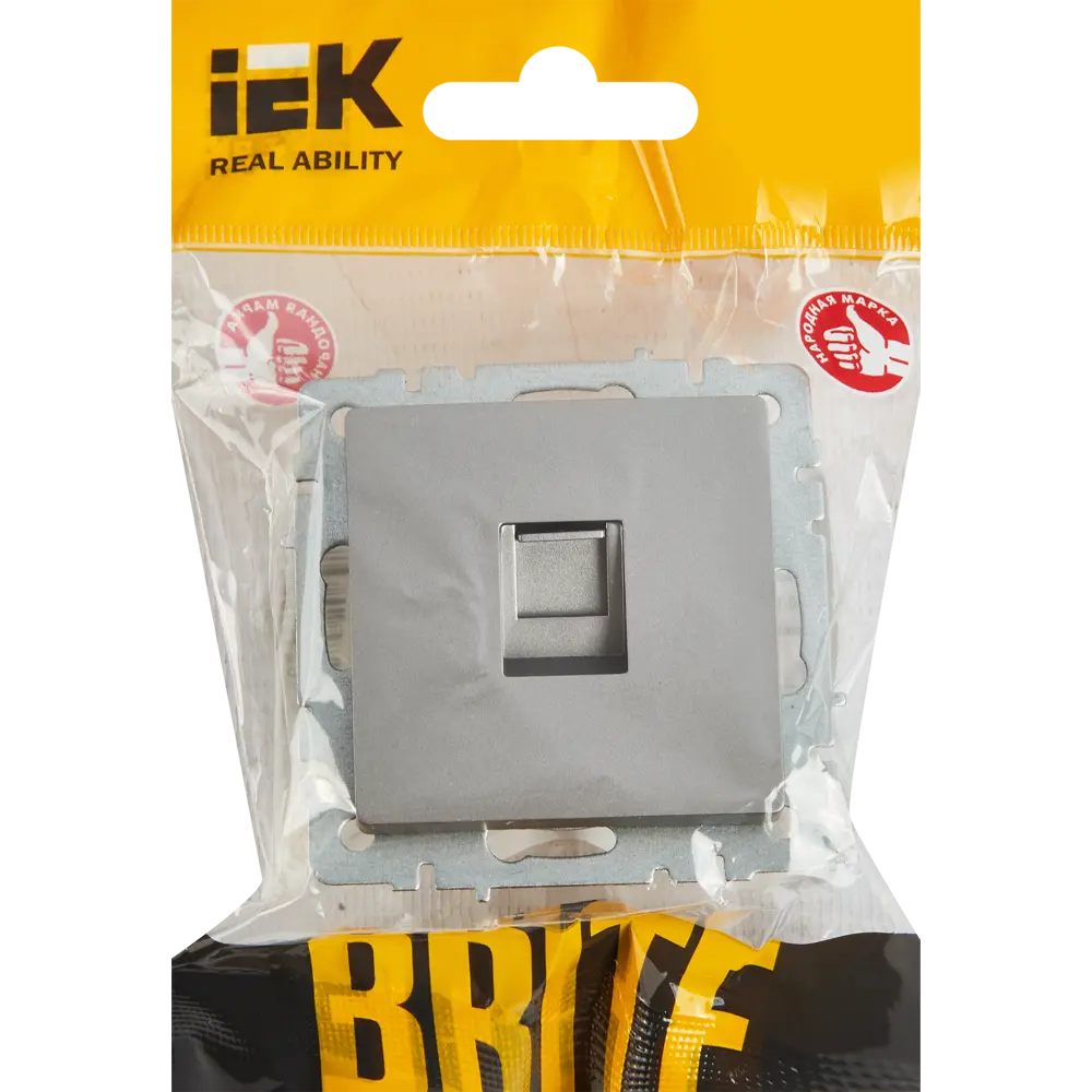 Компьютерная розетка IEK РК10-БрС для интернет-подключения 87761609 Brite STLM-1486789 - Вид №4
