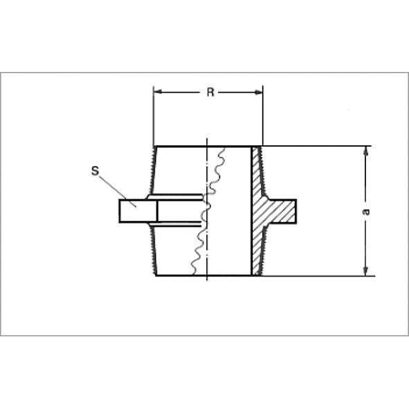 1328038 SANHA 3280 PURAFIT ниппель НР-НР 3/8 мм  - Вид №1
