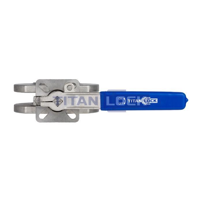 Кран шаровый межфланцевый нерж 304, DN50 TL050BVFS TITAN LOCK  - Вид №5