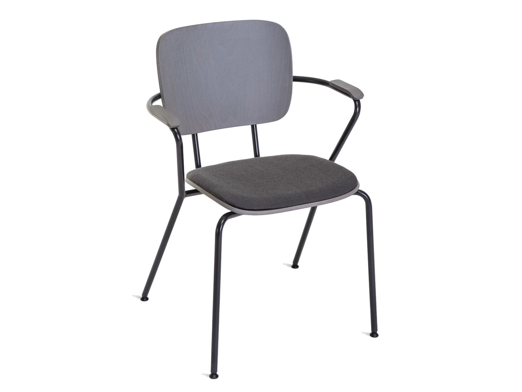 Металлический штабелируемый стул с подлокотниками Vergés ABC ARCH-00002019