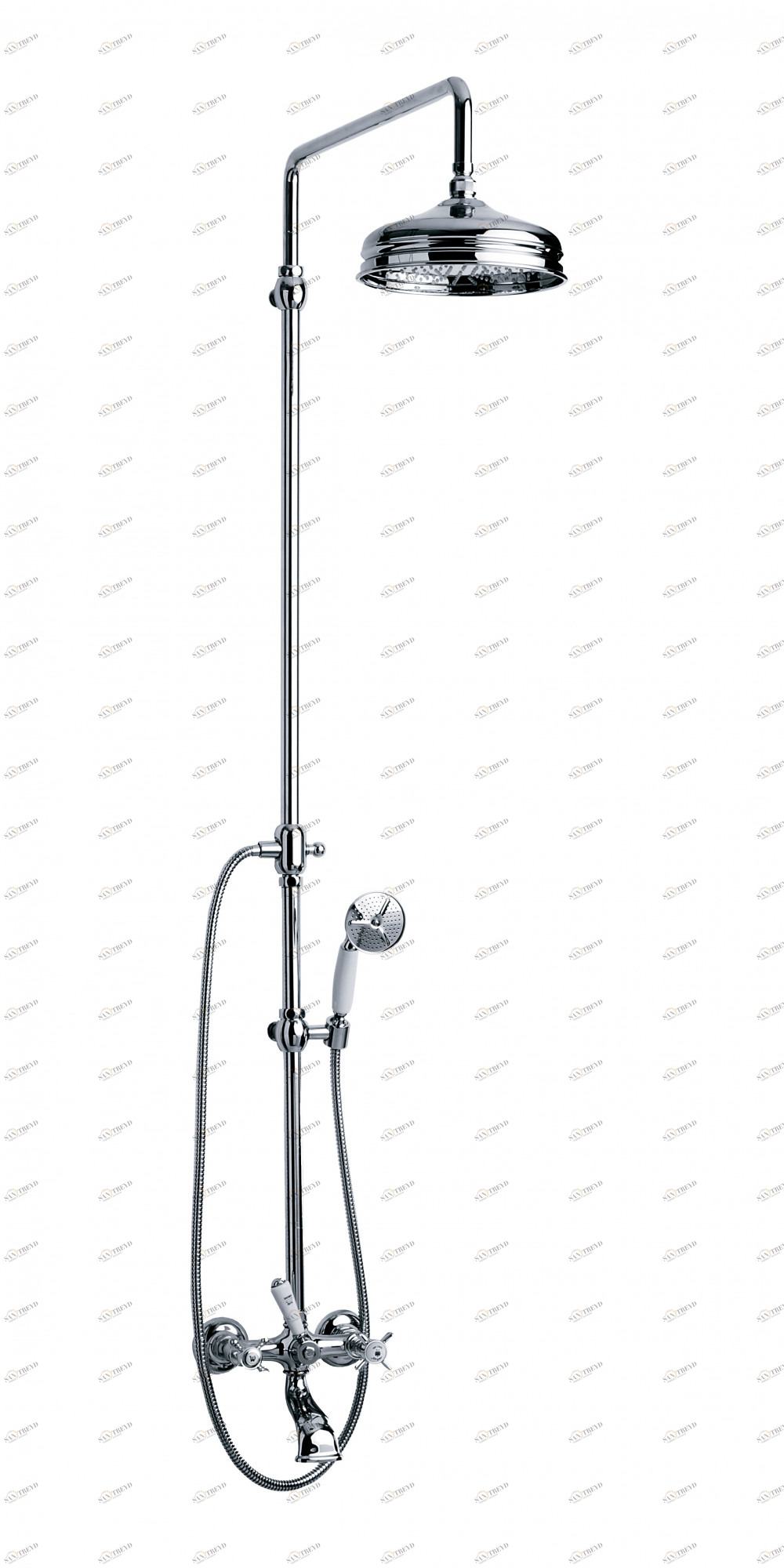 Смеситель для ванны ½" настенный, без душевого гарнитура JOERGER Serie 1909 629.20.390.000