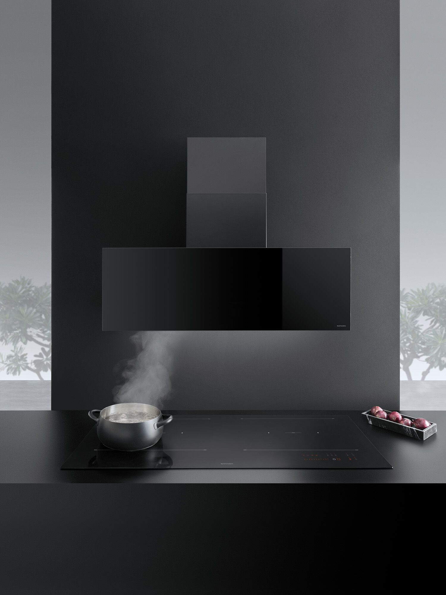 Вытяжка со встроенным настенным освещением Barazza City Glass ARCH-00140724 - Вид №1