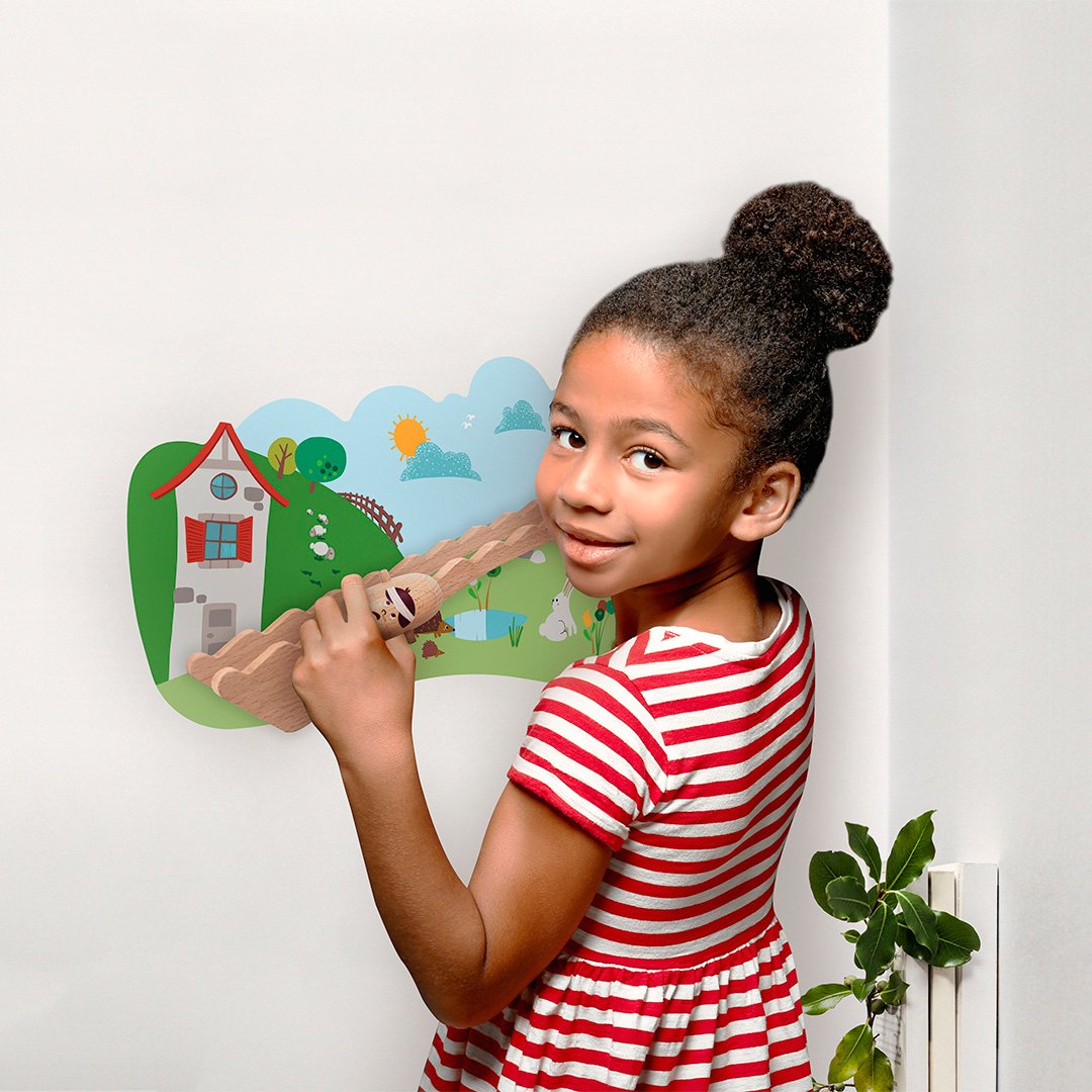 Развивающая игрушка на стену Vertiplay "Джек и Джилл" ORIBEL  322601 Разноцветный Santreyd  - Вид №3