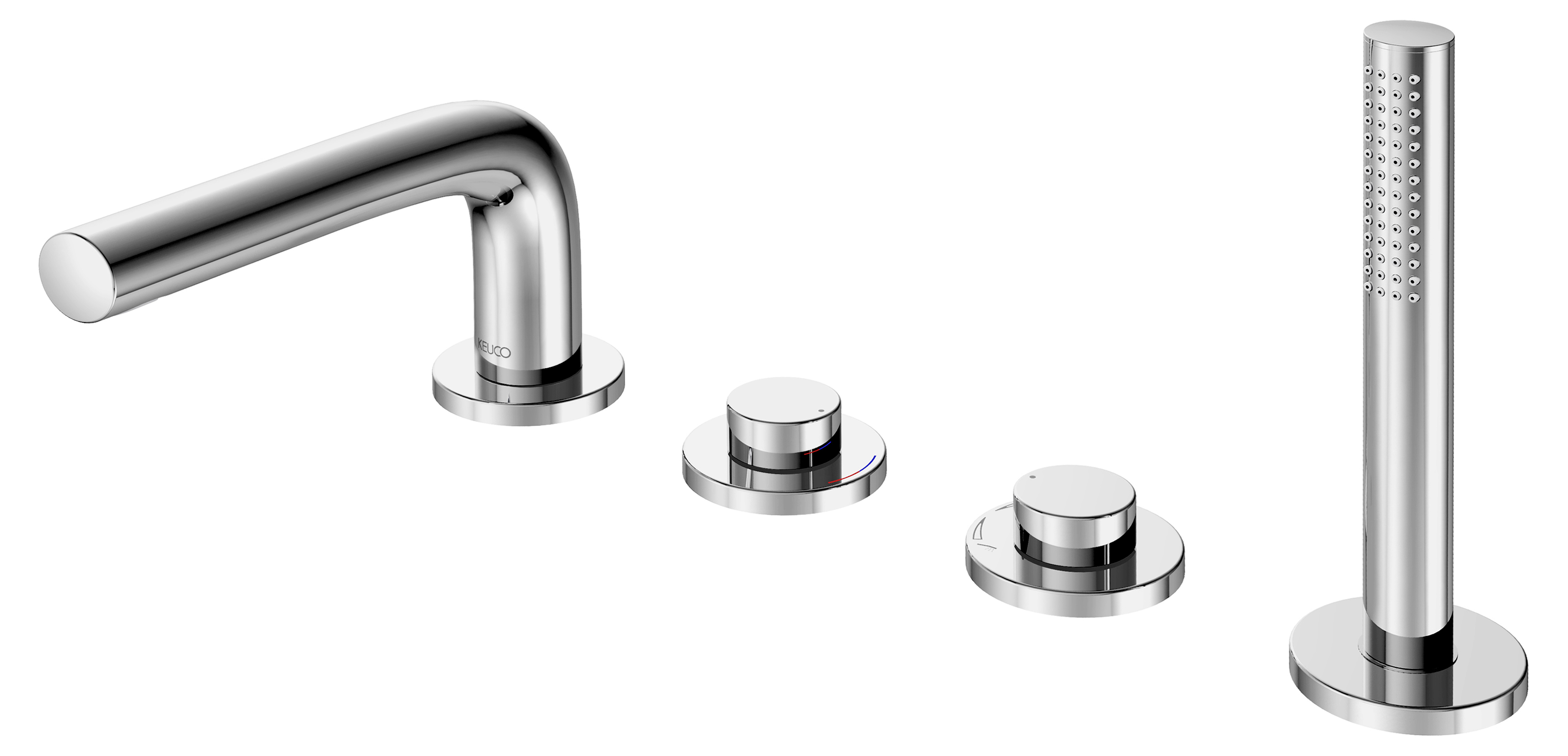 51530030200 Смеситель для ванны KEUCO Edition 400