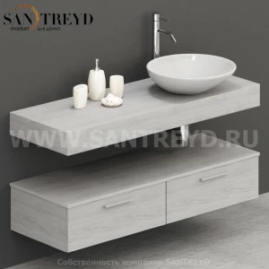 M14052NO Столешница для накладных и встраиваемых раковин 140 см цвет Орегон ARREDO WOOD Италия