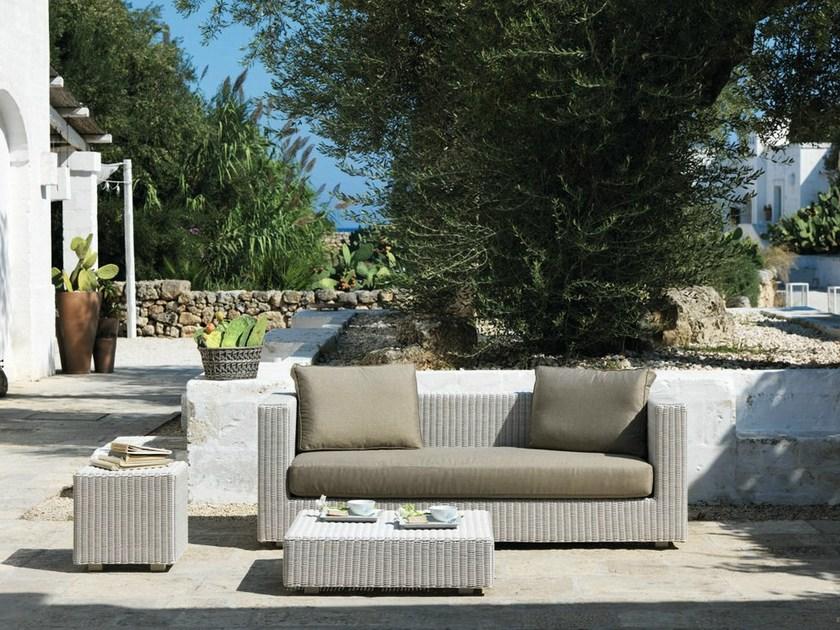 Ethimo Низкий садовый столик из ethimo etwick® Cube Cbtb20gl - Вид №9