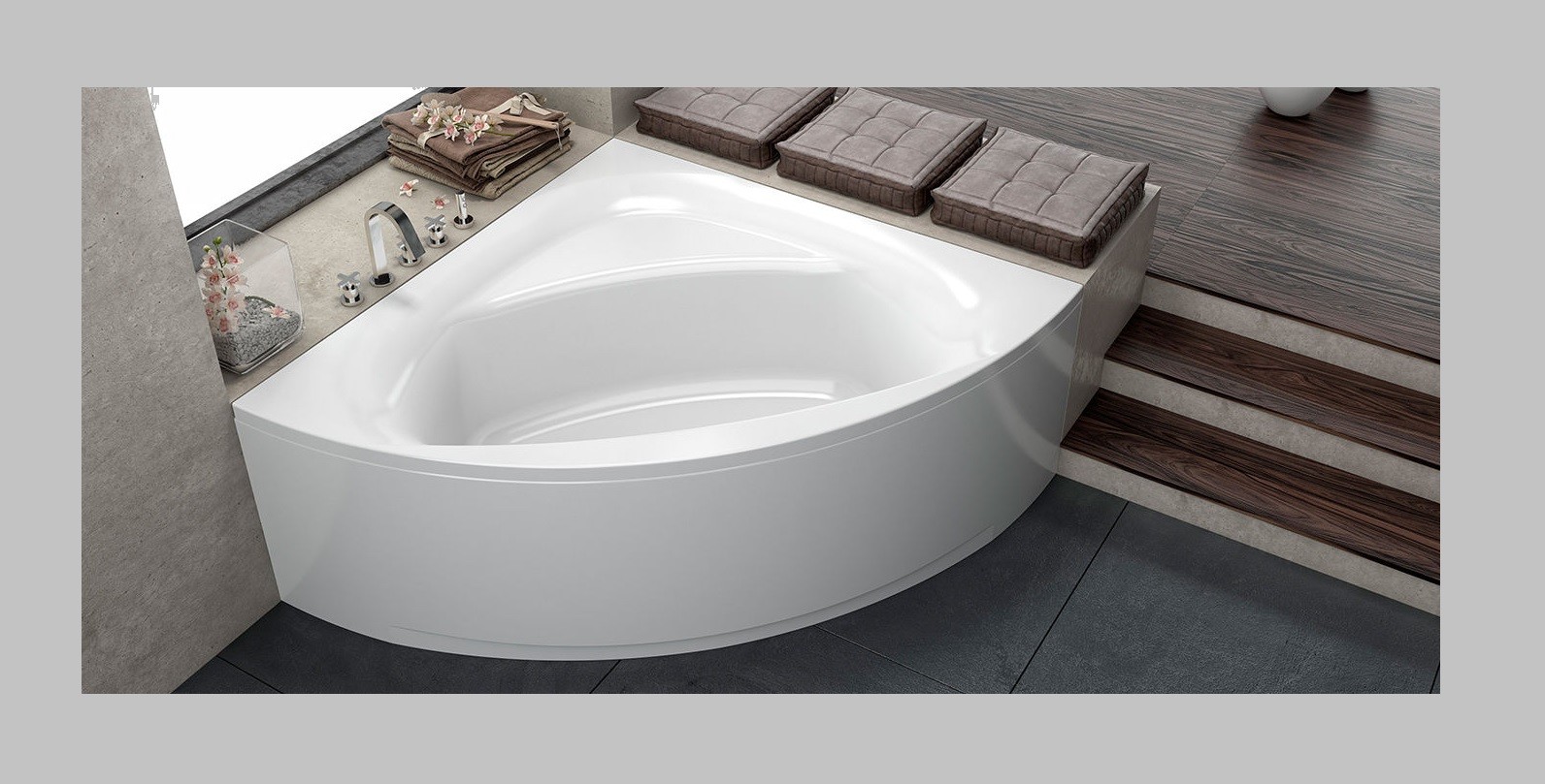 Акриловая ванна Kolpa-San Orfeo 00898 хромотерапия Словения - Вид №1