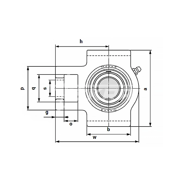 IS1877 Подшипниковый узел UCT208 ISKRA  - Вид №1