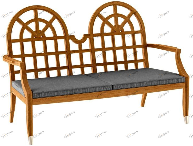 ASTELLO Диван из тикового дерева Jonquille Jq.ss2.l1.02