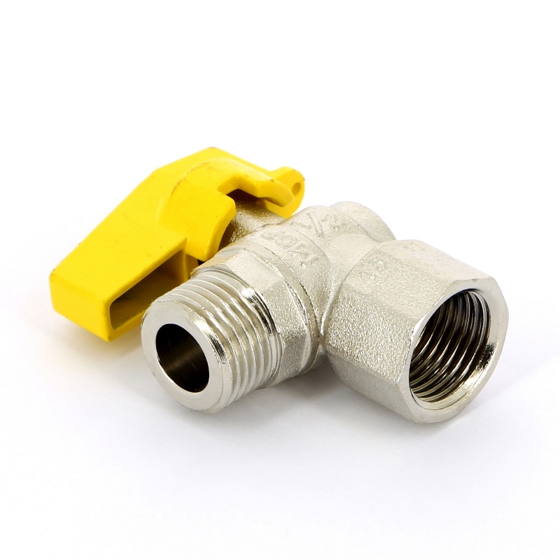 Кран шаровой для газа НВ угловой NORMGAS флажок F.I.V. 1/2" FIV 8112R076 - Вид №3
