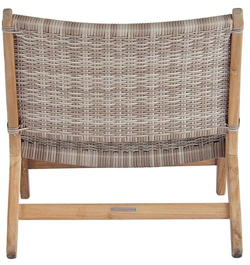 cbdesign Садовое кресло из тика и синтетики Vienna Tj 342a - Вид №7