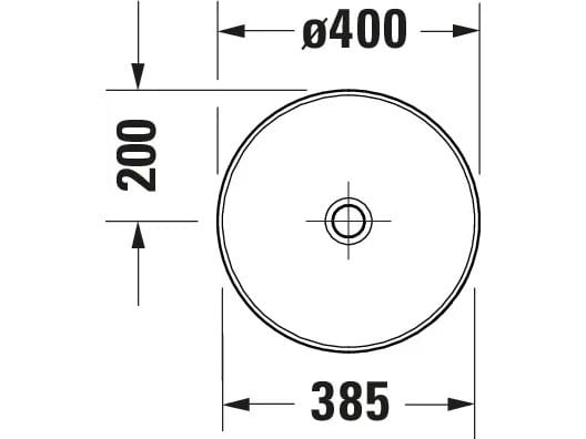 Керамическая круглая столешница Duravit Sivida ARCH-00084355 - Вид №6