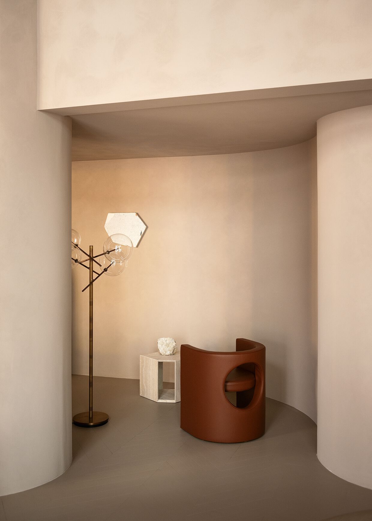 Кристалл светодиодный торшер Gallotti&Radice пузыри ARCH-00044550 - Вид №1