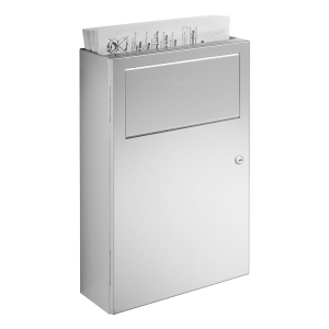 728100 Урна для гигиенических отходов с дозатором бумажных гигиенических пакетов WP137 WAGNER_EWAR A-LINE