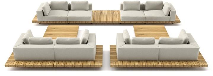 solpuri Садовый диван из тикового дерева Plateau sun-id-1434130 - Вид №7