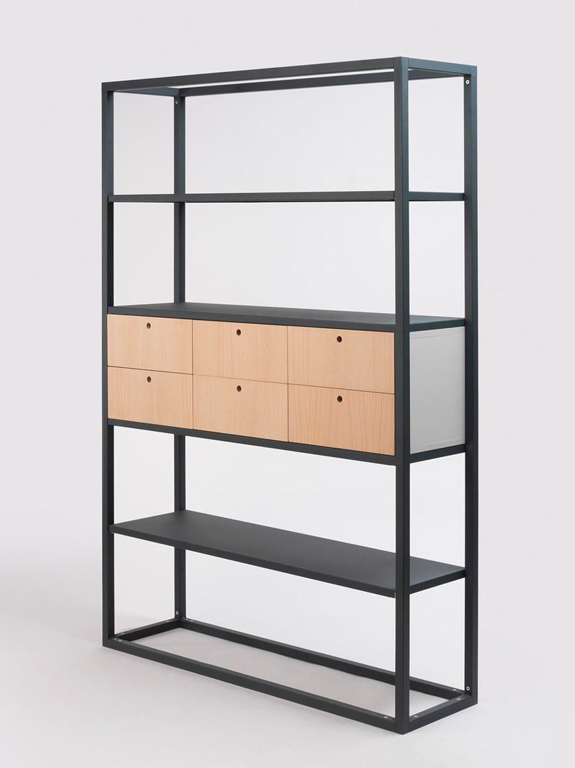 ONDARRETA Модульный двухсторонний открытый книжный шкаф Dry sun-id-1344846 - Вид №6