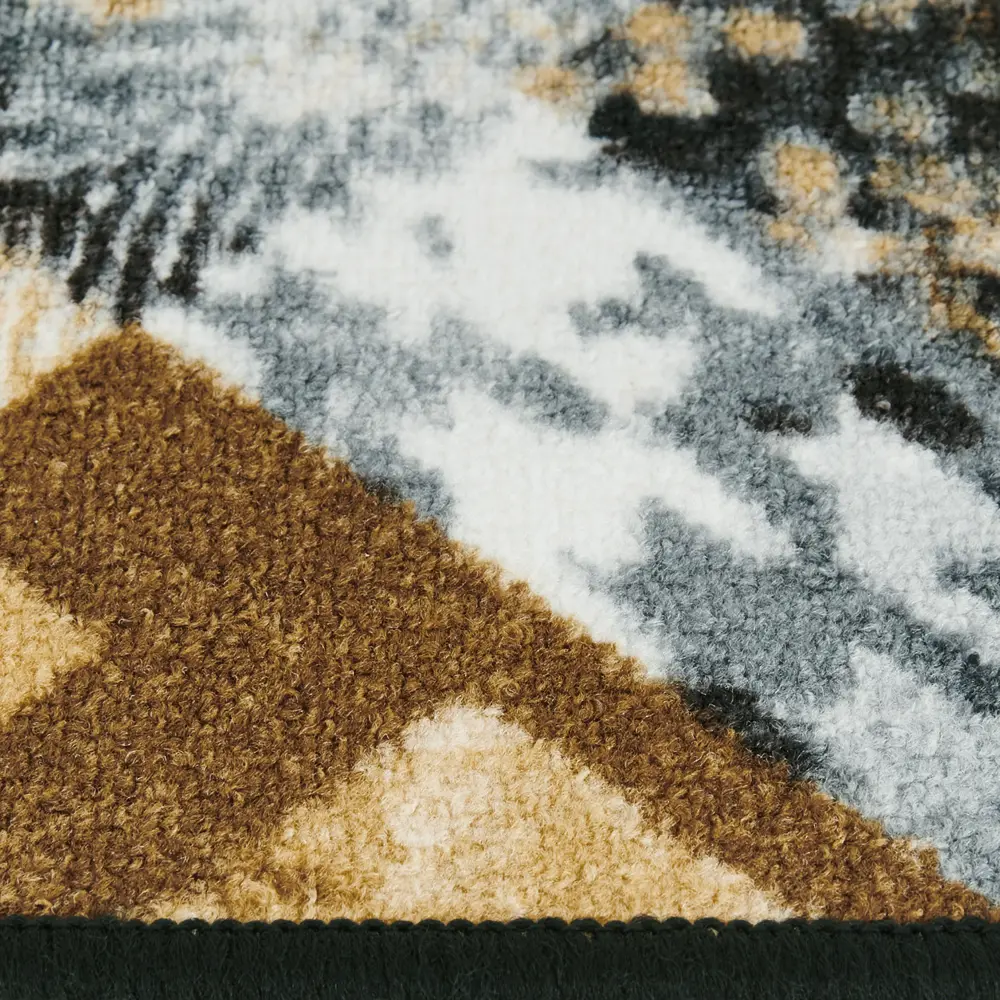 Коврик декоративный нейлон Кристалл 50x80 см цвет коричневый CTIM STLM-2059514 - Вид №3