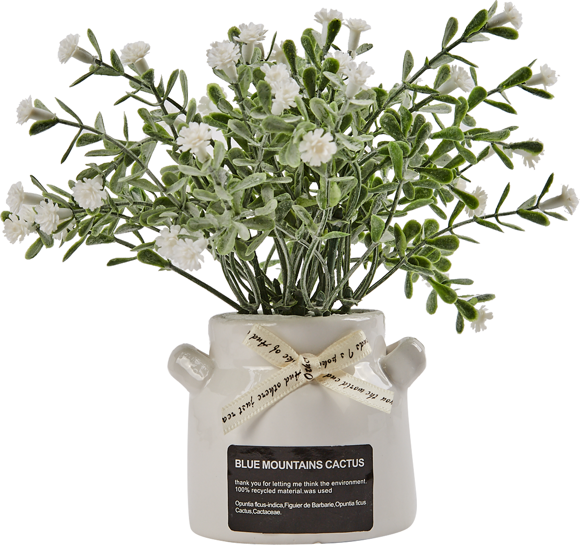 88249647 Искусственное растение в горшке прованс белый STLM-0077031 Santreyd  - Вид №2