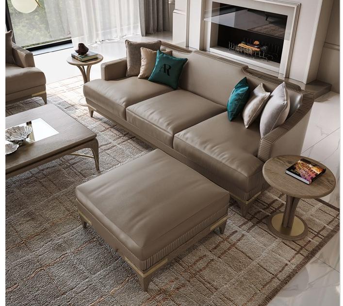 A.R. Arredamenti Подушка квадратная однотонная для дивана Alexander sun-id-1430614 - Вид №1