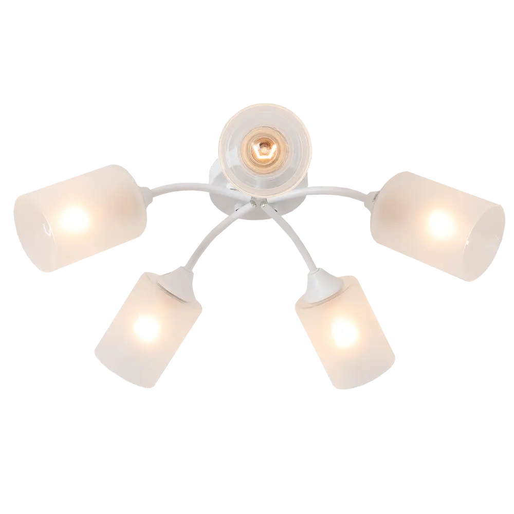 Люстра потолочная «Arido» 23700-5 5 ламп 15 м² цвет белый SCHAFFNER STLM-2044961