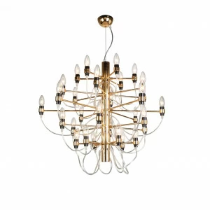 Подвесная люстра Favourite Golem 1893-30P золото FAVOURITE ДИЗАЙНЕРСКИЕ, GOLEM 059466 Золотой