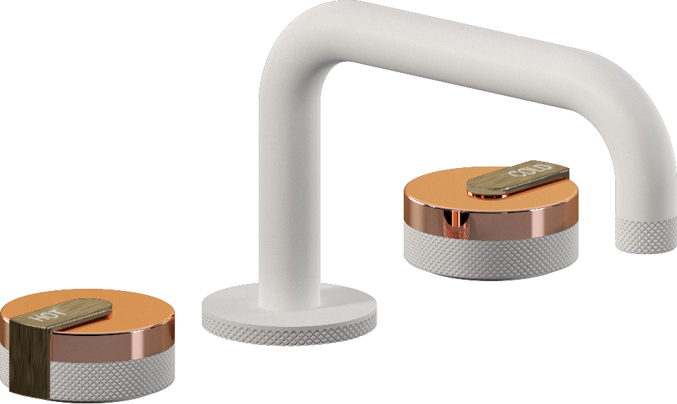 E-11510-R1RG-L1VBB-WT Смеситель для умывальника на 3 отвертия GRAFF MOD+