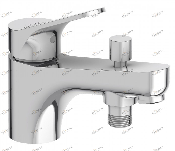 E75769-CP Однорычажный смеситель для ванны/душа на одно отверстие Jacobdelafon BRIVE Santreyd
