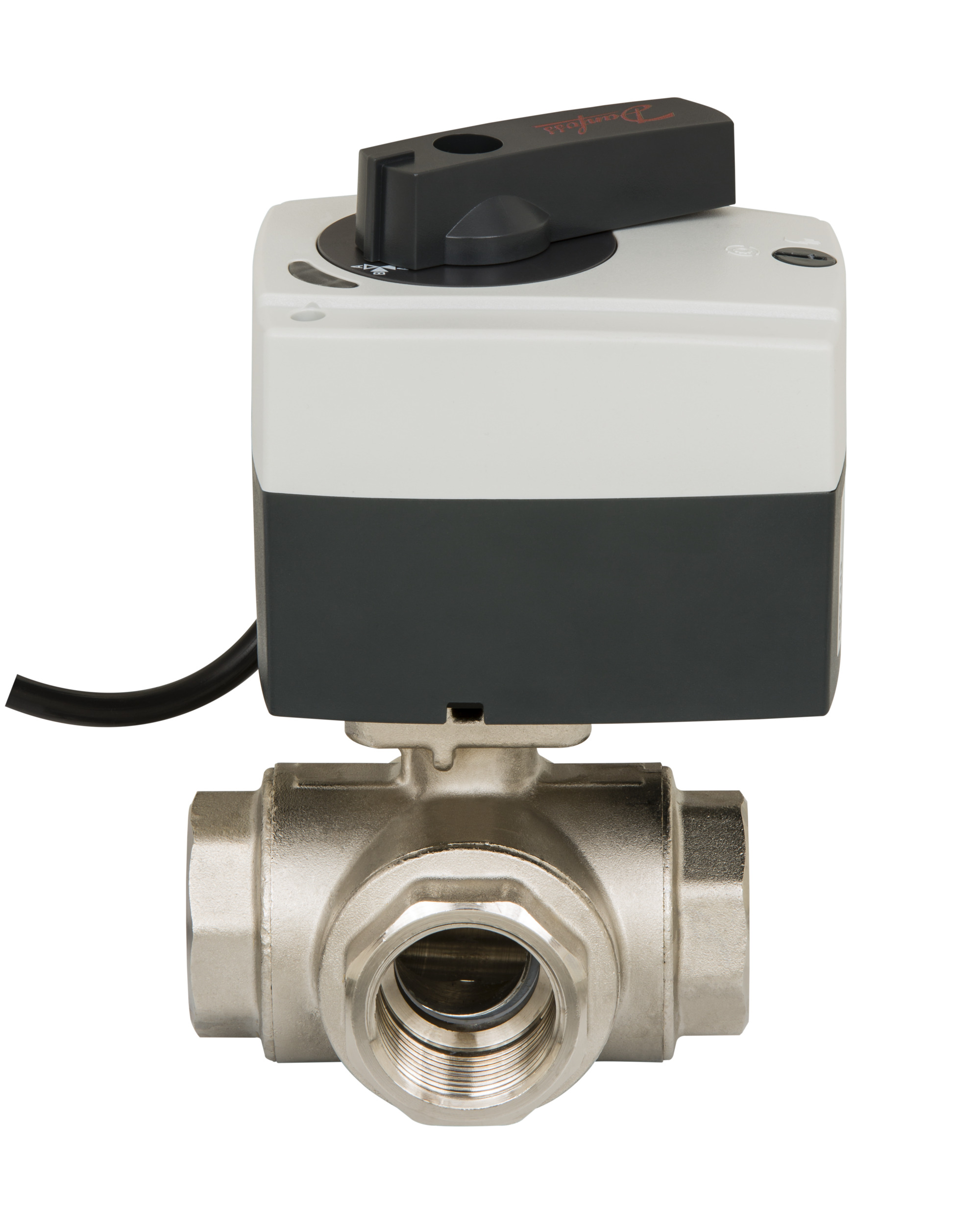 Danfoss Клапаны двухпозиционные шаровые с электроприводом AMZ 112 — проходной, AMZ 113 — трехходовой AMZ 112 кран шар 2х поз Ду20 э/п 24В 082G5401  - Вид №20