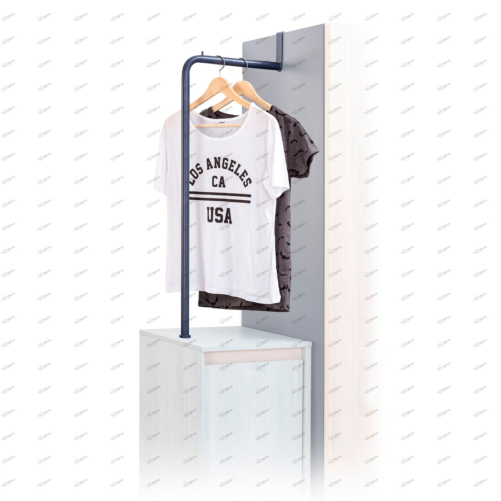 Вешалка металлическая Trio CILEK TRIO 00-3832376 Серый Santreyd