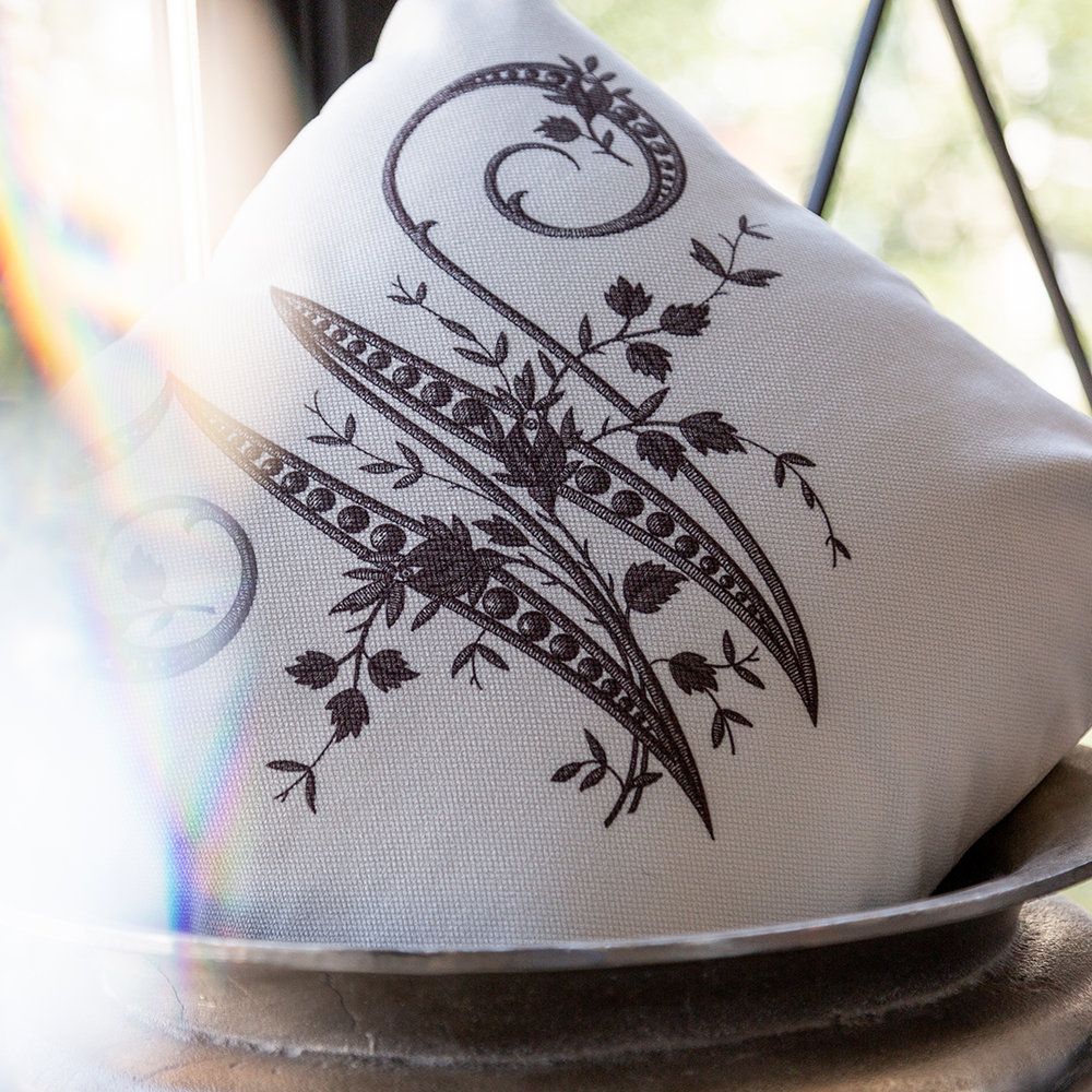 21080562 Арт-подушка «Монограмма буквы W» Object Desire Азбука мечты  - Вид №3