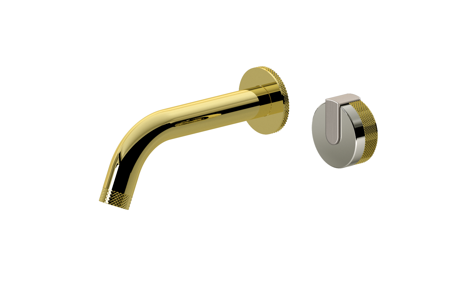 E-11535-R1PC-L1BNi-PB Настенный прогрессивный смеситель скрытого монтажа для раковины GRAFF MOD+