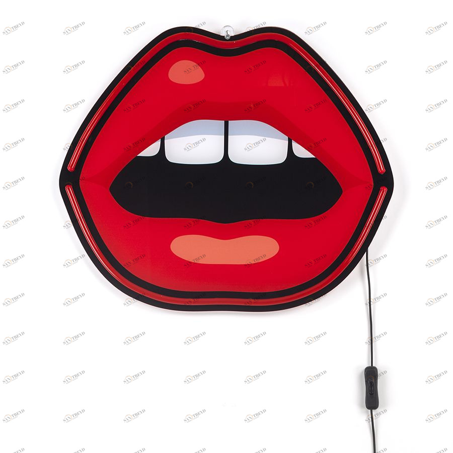 Лампа настенная неоновая Mouth Seletti 13100