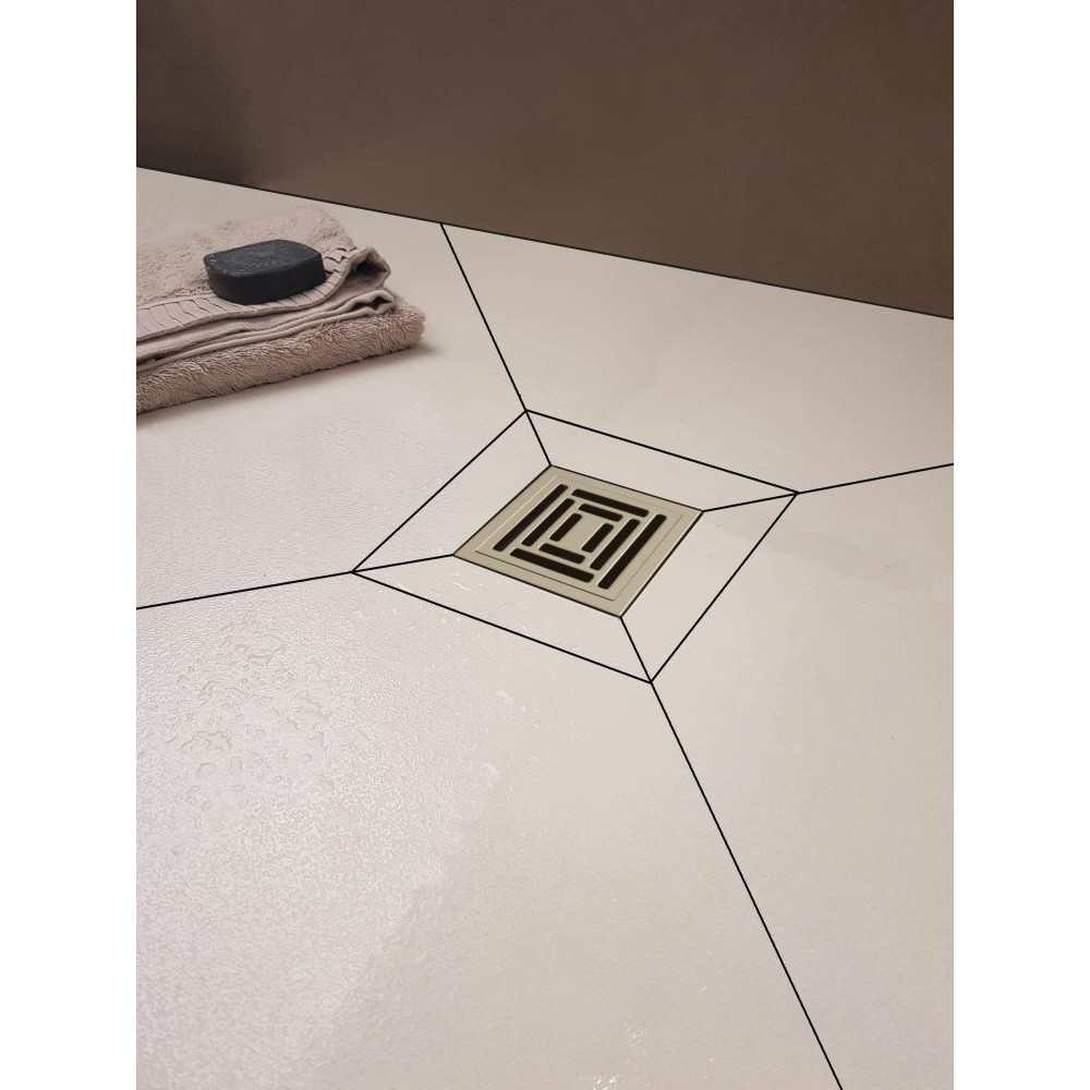 090070 Трап водосток PLATZ Uno 150х150  Berges ZENTRUM Antik  - Вид №1