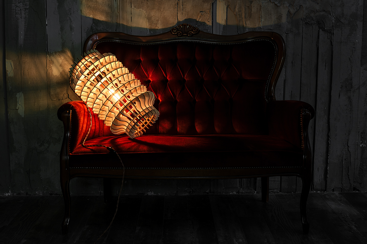 Напольная лампа Китайская Башня S0030 ALBERO НЕОБЫЧНЫЕ 015993 Бежевый  - Вид №2