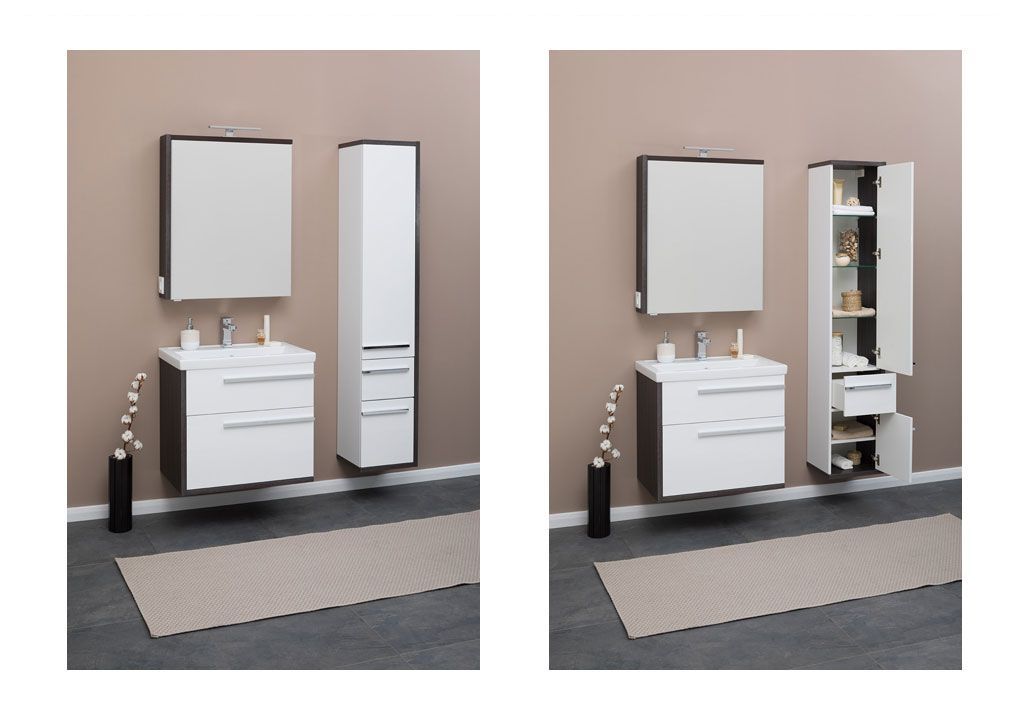 Тумба с раковиной Aquanet Фостер 70 эвкалипт мистери/белый 0020206400187813 - Вид №4