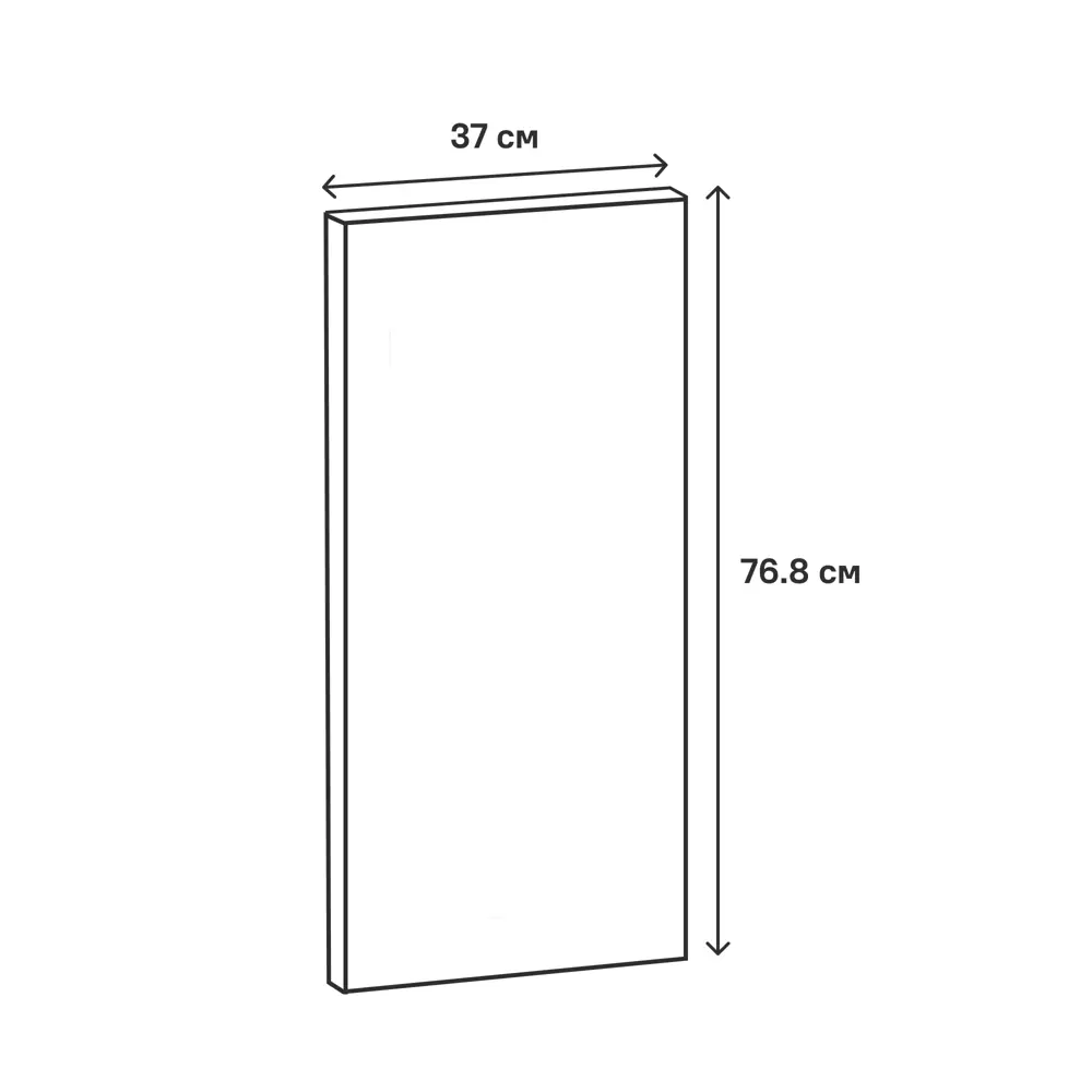 Фальшпанель Delinia ID «София» для навесного шкафа 37×76.8 см 82010133 STLM-0884231 - Вид №17