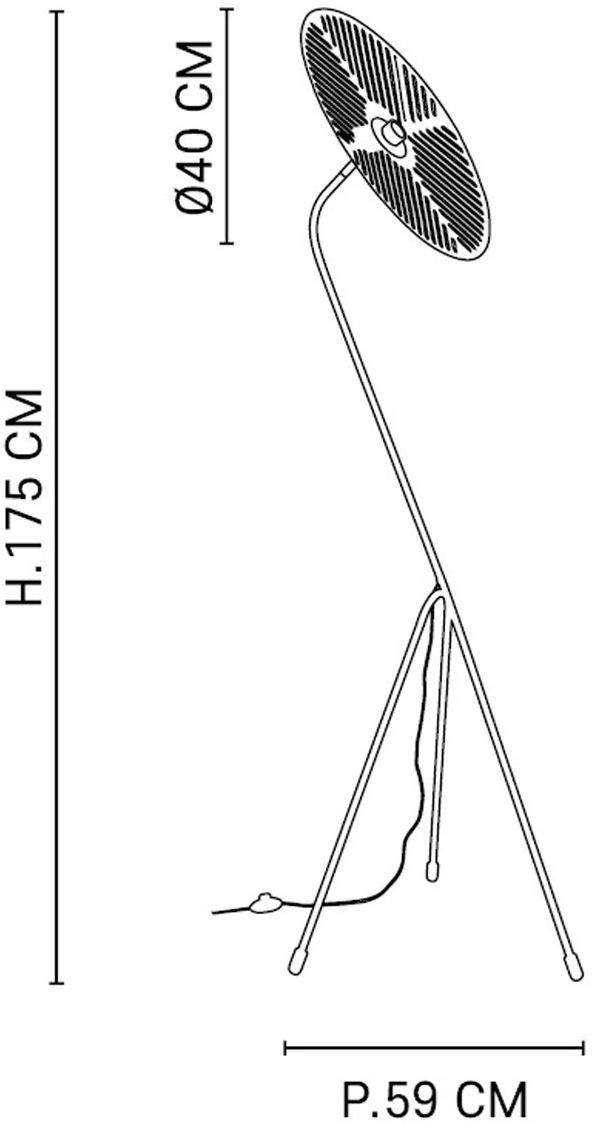 Market Set Торшер из металла Waterlily Pr590222/-23 - Вид №8