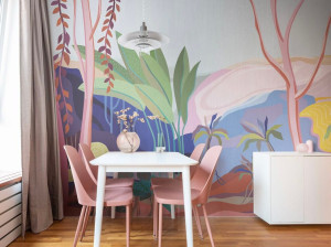 Обои с цветочными мотивами