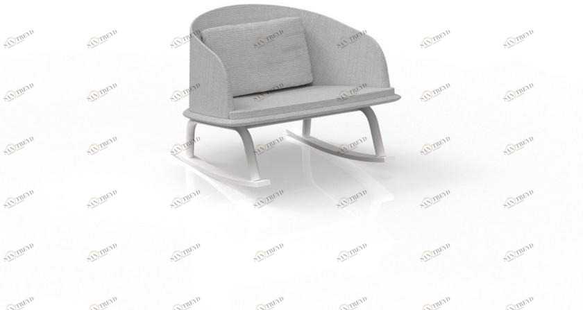 Talenti Кресло-качалка со съемным чехлом Cleo alu sun-id-1393111