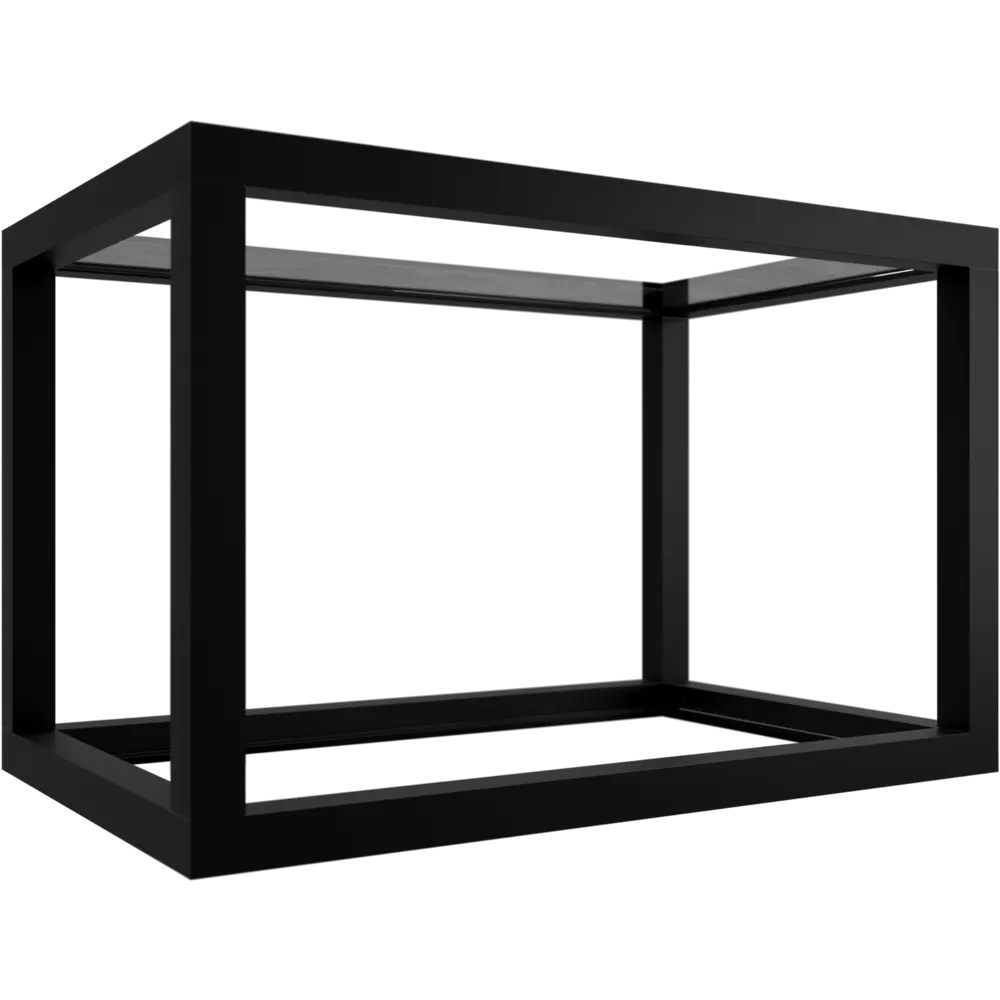 Полка-каркас для кухни 25.6x35x40 см алюминий/стекло DELINIA STLM-2067597