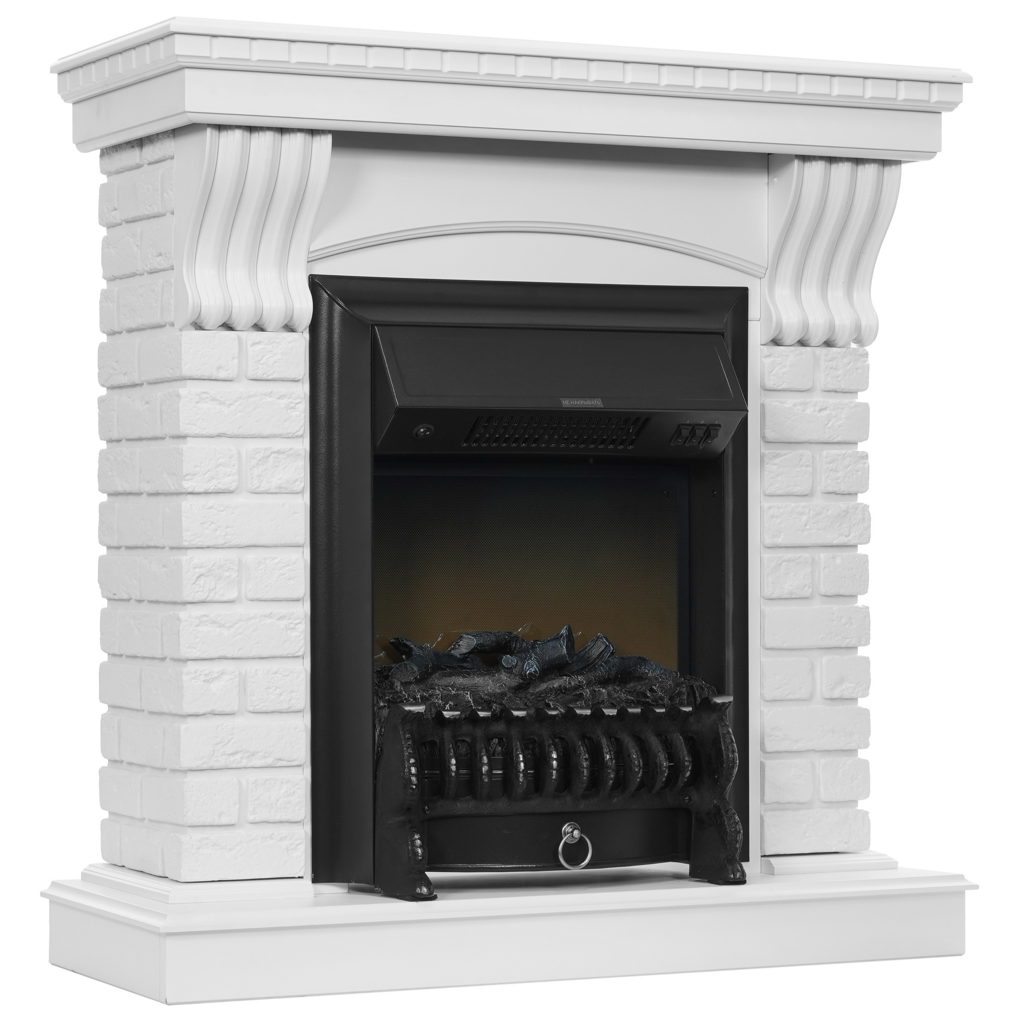 9911062 Каминокомплект RealFlame JAZZ STD/EUG WT+ FOBOS LUX BL STDN-0107753 - Вид №1