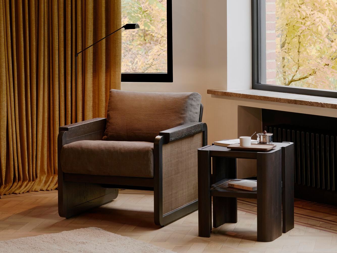 Квадратный стол из тикового дерева с отсеком для хранения Ethnicraft панель ARCH-00140717 - Вид №5