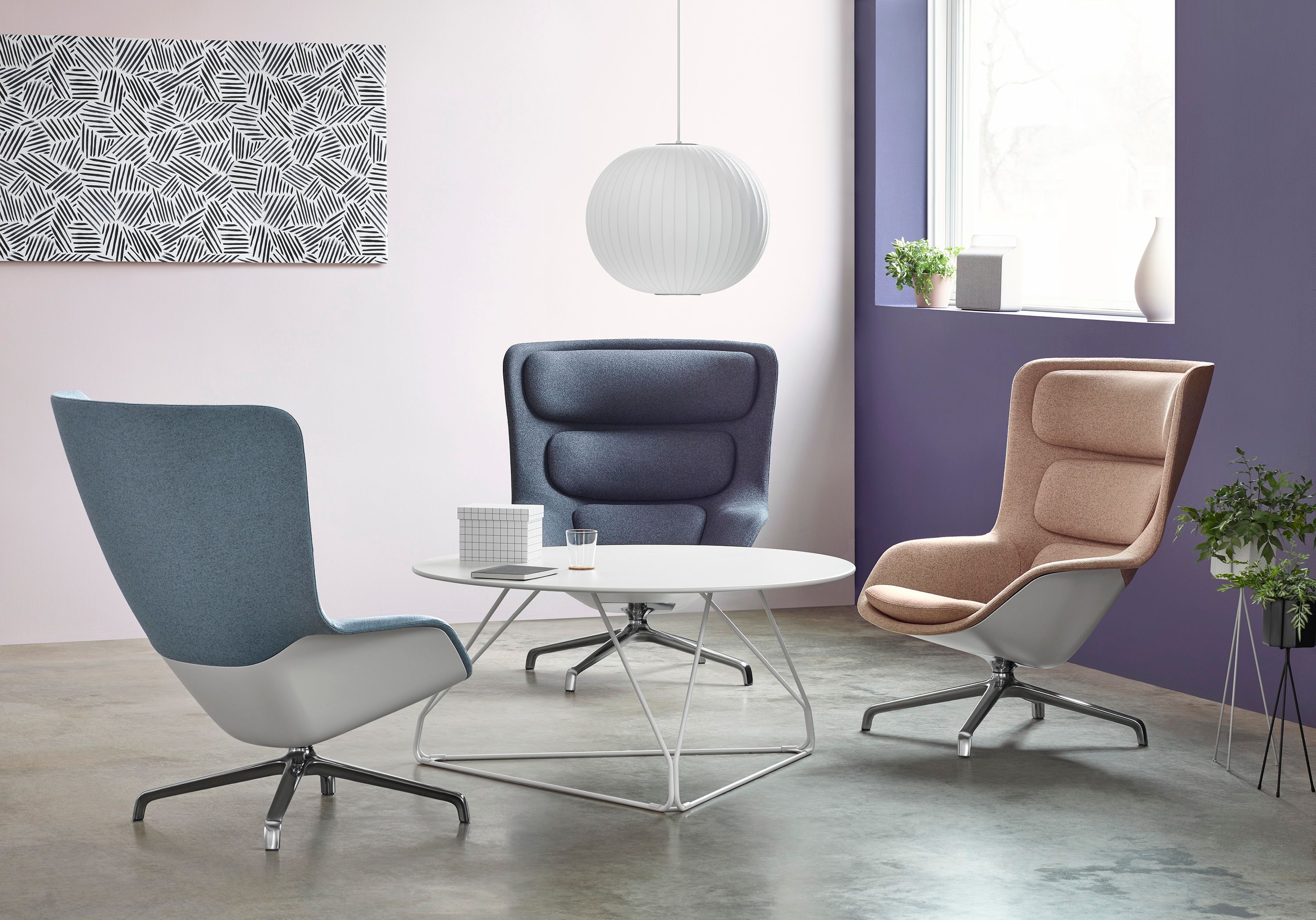 Круглый металлический журнальный столик Herman Miller Polygon Wire ARCH-00087047 - Вид №3