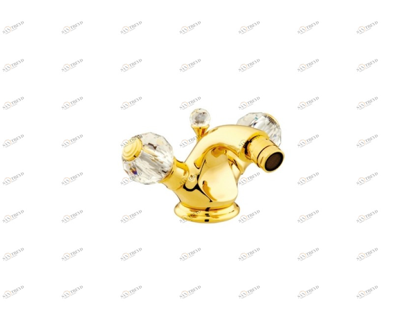 036125.000.50 Смеситель для биде на одно отверстие с кристаллами сваровски Яркий хром Mestre Atlantica