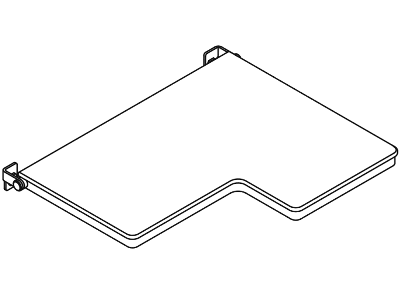 900.51.206XA Сиденье для душа складное Г-образное (ada) HEWI System 900 - Вид №2